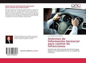 Imagen del vendedor de Sistemas de Informacin Gerencial para control de infracciones a la venta por BuchWeltWeit Ludwig Meier e.K.