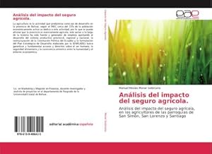 Seller image for Anlisis del impacto del seguro agrcola. for sale by BuchWeltWeit Ludwig Meier e.K.