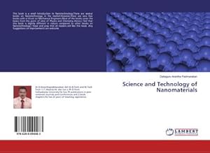 Seller image for Science and Technology of Nanomaterials for sale by BuchWeltWeit Ludwig Meier e.K.
