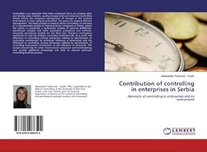 Bild des Verkufers fr Contribution of controlling in enterprises in Serbia zum Verkauf von BuchWeltWeit Ludwig Meier e.K.