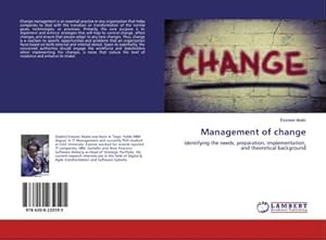 Immagine del venditore per Management of change venduto da BuchWeltWeit Ludwig Meier e.K.