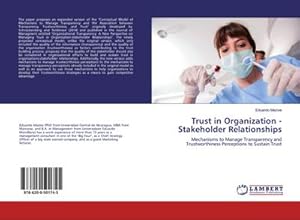 Seller image for Trust in Organization - Stakeholder Relationships for sale by BuchWeltWeit Ludwig Meier e.K.