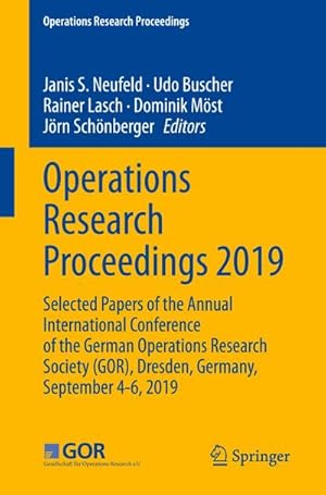 Bild des Verk�ufers f�r Operations Research Proceedings 2019 zum Verkauf von BuchWeltWeit Ludwig Meier e.K.