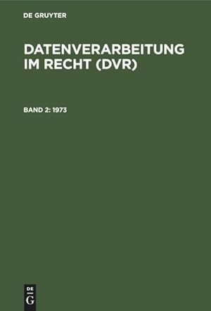 Image du vendeur pour 1973 mis en vente par BuchWeltWeit Ludwig Meier e.K.