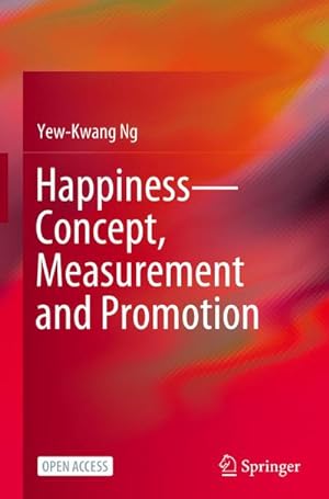Seller image for HappinessConcept, Measurement and Promotion for sale by BuchWeltWeit Ludwig Meier e.K.