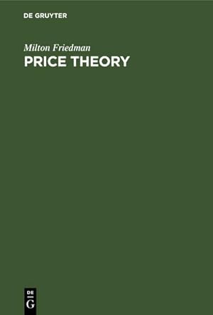 Image du vendeur pour Price Theory mis en vente par BuchWeltWeit Ludwig Meier e.K.