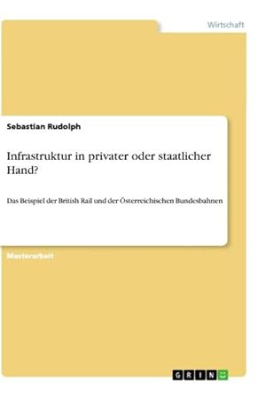 Seller image for Infrastruktur in privater oder staatlicher Hand? for sale by BuchWeltWeit Ludwig Meier e.K.