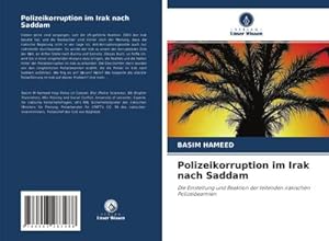 Imagen del vendedor de Polizeikorruption im Irak nach Saddam a la venta por BuchWeltWeit Ludwig Meier e.K.