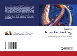 Imagen del vendedor de Foreign direct investments (II) a la venta por BuchWeltWeit Ludwig Meier e.K.