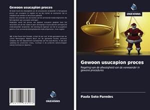 Imagen del vendedor de Gewoon usucapion proces a la venta por BuchWeltWeit Ludwig Meier e.K.
