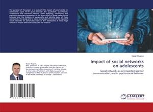 Seller image for Impact of social networks on adolescents for sale by BuchWeltWeit Ludwig Meier e.K.