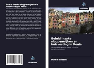 Seller image for Beleid inzake sloppenwijken en huisvesting in Kenia for sale by BuchWeltWeit Ludwig Meier e.K.