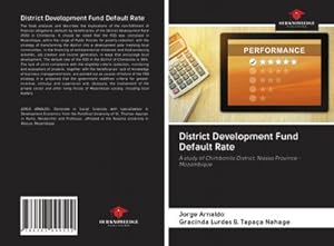 Seller image for District Development Fund Default Rate for sale by BuchWeltWeit Ludwig Meier e.K.