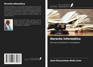 Image du vendeur pour Derecho informtico mis en vente par BuchWeltWeit Ludwig Meier e.K.