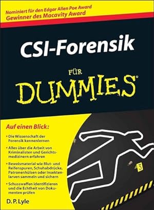 Seller image for CSI-Forensik fr Dummies for sale by BuchWeltWeit Ludwig Meier e.K.