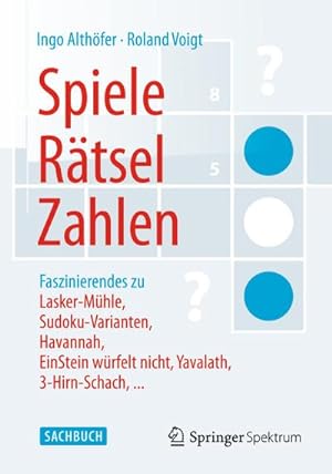 Imagen del vendedor de Spiele, Rtsel, Zahlen a la venta por BuchWeltWeit Ludwig Meier e.K.
