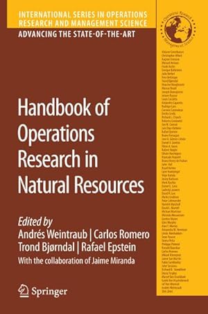 Seller image for Handbook of Operations Research in Natural Resources for sale by BuchWeltWeit Ludwig Meier e.K.