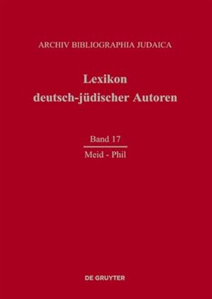 Seller image for Lexikon deutsch-jdischer Autoren Meid - Phil for sale by BuchWeltWeit Ludwig Meier e.K.