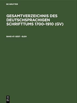 Seller image for Gest - Gleh for sale by BuchWeltWeit Ludwig Meier e.K.