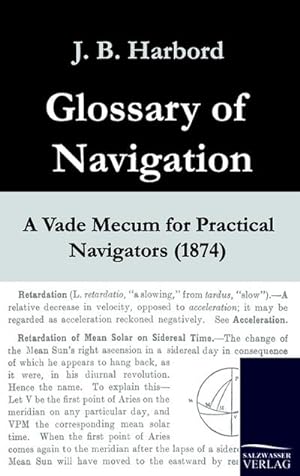 Bild des Verkufers fr Glossary of Navigation zum Verkauf von BuchWeltWeit Ludwig Meier e.K.