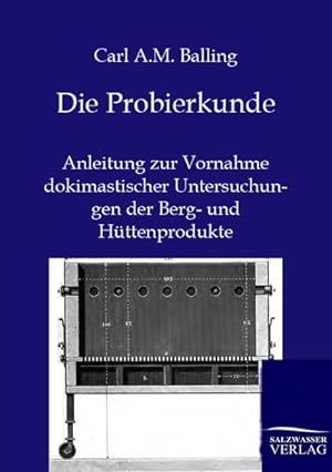 Seller image for Die Probierkunde for sale by BuchWeltWeit Ludwig Meier e.K.