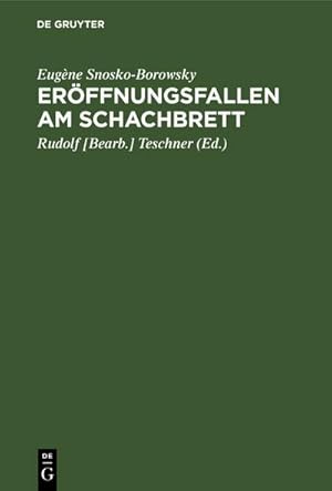 Image du vendeur pour Erffnungsfallen am Schachbrett mis en vente par BuchWeltWeit Ludwig Meier e.K.