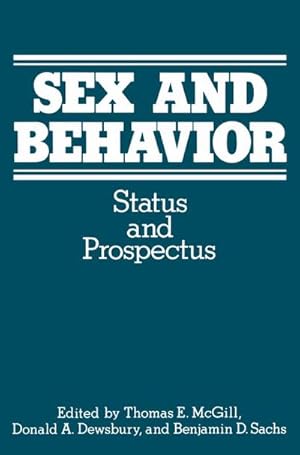 Seller image for Sex and Behavior for sale by BuchWeltWeit Ludwig Meier e.K.