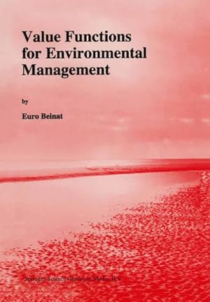 Seller image for Value Functions for Environmental Management for sale by BuchWeltWeit Ludwig Meier e.K.