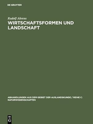 Seller image for Wirtschaftsformen und Landschaft for sale by BuchWeltWeit Ludwig Meier e.K.