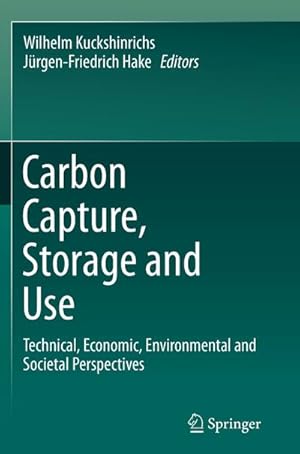 Imagen del vendedor de Carbon Capture, Storage and Use a la venta por BuchWeltWeit Ludwig Meier e.K.