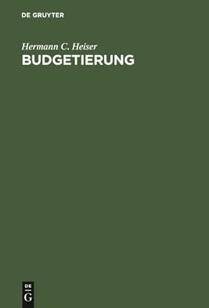 Seller image for Budgetierung for sale by BuchWeltWeit Ludwig Meier e.K.