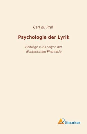 Bild des Verkufers fr Psychologie der Lyrik zum Verkauf von BuchWeltWeit Ludwig Meier e.K.