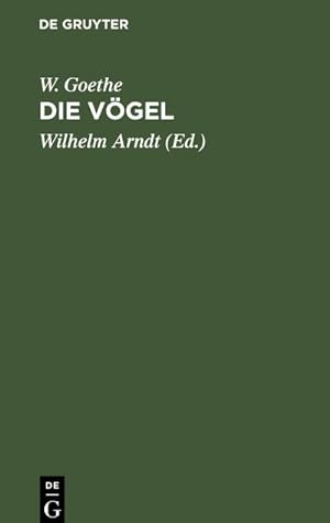 Image du vendeur pour Die Vgel mis en vente par BuchWeltWeit Ludwig Meier e.K.