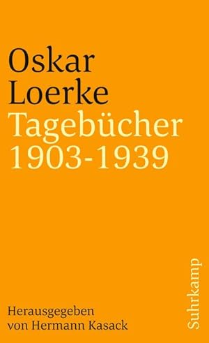 Seller image for Tagebcher 1903-1939 for sale by BuchWeltWeit Ludwig Meier e.K.