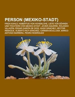 Seller image for Person (Mexiko-Stadt) for sale by BuchWeltWeit Ludwig Meier e.K.