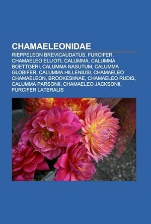 Seller image for Chamaeleonidae for sale by BuchWeltWeit Ludwig Meier e.K.