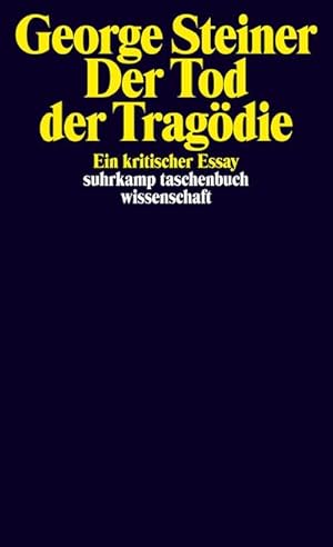 Seller image for Der Tod der Tragdie for sale by BuchWeltWeit Ludwig Meier e.K.