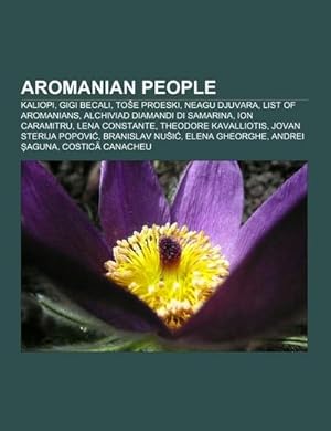 Seller image for Aromanian people for sale by BuchWeltWeit Ludwig Meier e.K.