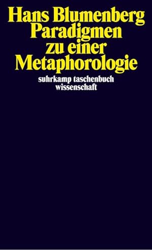 Bild des Verkufers fr Paradigmen zu einer Metaphorologie zum Verkauf von BuchWeltWeit Ludwig Meier e.K.