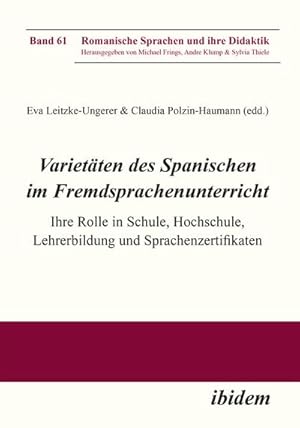 Seller image for Varietten des Spanischen im Fremdsprachenunterricht for sale by BuchWeltWeit Ludwig Meier e.K.