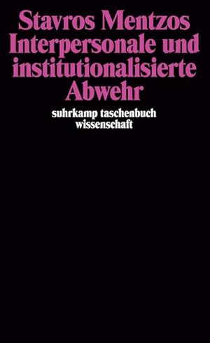 Immagine del venditore per Interpersonale und institutionalisierte Abwehr venduto da BuchWeltWeit Ludwig Meier e.K.