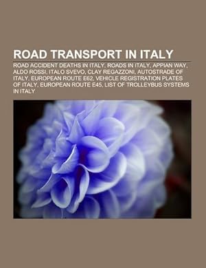 Seller image for Road transport in Italy for sale by BuchWeltWeit Ludwig Meier e.K.