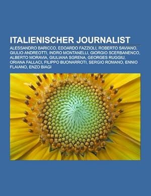 Seller image for Italienischer Journalist for sale by BuchWeltWeit Ludwig Meier e.K.