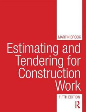 Image du vendeur pour Estimating and Tendering for Construction Work mis en vente par BuchWeltWeit Ludwig Meier e.K.