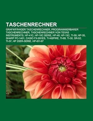 Seller image for Taschenrechner for sale by BuchWeltWeit Ludwig Meier e.K.