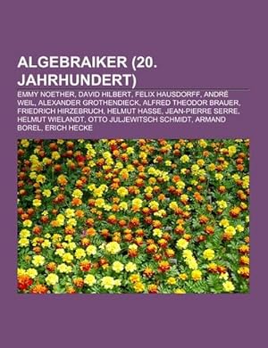 Seller image for Algebraiker (20. Jahrhundert) for sale by BuchWeltWeit Ludwig Meier e.K.