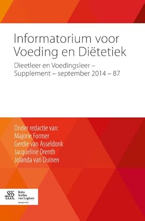 Seller image for Informatorium Voor Voeding En Ditetiek: Dieetleer En Voedingsleer - Supplement - September 2014 - 87 for sale by BuchWeltWeit Ludwig Meier e.K.