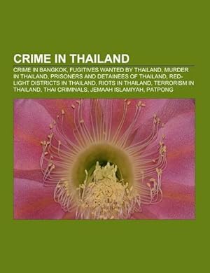 Imagen del vendedor de Crime in Thailand a la venta por BuchWeltWeit Ludwig Meier e.K.