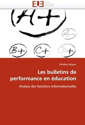 Seller image for Les Bulletins de Performance En Education for sale by BuchWeltWeit Ludwig Meier e.K.