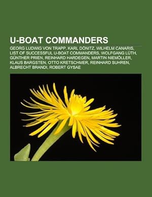 Seller image for U-boat commanders for sale by BuchWeltWeit Ludwig Meier e.K.